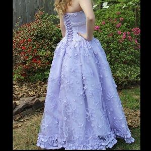 Lavender ballgown